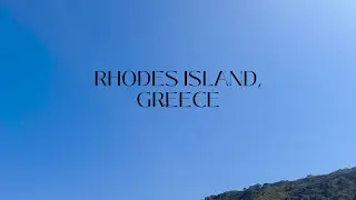 Late Summer in Rhodes - #travel #europe #beach #vlog