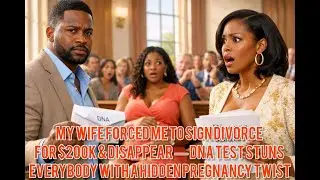 My Wife Forced Me to Sign Divorce for $200k & Disappear — DNA Test Stuns Everybody with a Hidden....