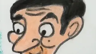 mr bean drawing #drawing #mrbeandrawing#easydrawing #sketch #canvasdrawing #artist #shubhamsalgar