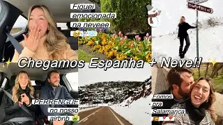 48h de LUA DE MEL na EUROPA: ESPANHA, vimos NEVE, PERRENGUE no AIRBNB e + ⛄️❄️🤮❣️ Cacá Anjos