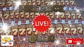 💥 💥 💥 FULL PACK CASH 7s Scratch Cards LIVE 🤞🤞🤞