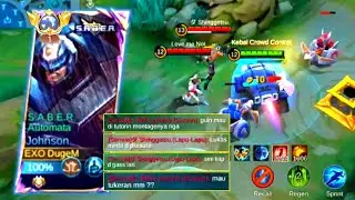 PARAH TEAM RONDOMKU DIKATAIN & DIREMEHKAN‼️JOHNSON KASIH PAHAM MUSUH YANG SUKA BACOT - MLBB