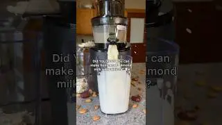Homemade Almond Milk 🥛 #growyourown #almondmilk #almondmilkrecipe #nutmilk #shorts #ytshorts