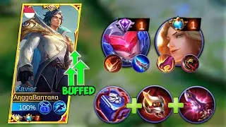 NEW BUFFED XAVIER EASY COUNTER META 2 ASSASSIN | TOP GLOBAL XAVIER - Angga Bantara | MLBB