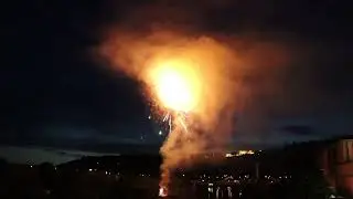 Abschlussfeuerwerk Kilianivolksfest W&uuml;rzburg 2022