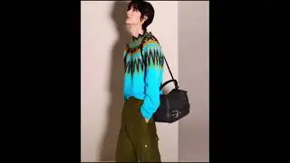 #WangYibo x #LOEWE the new Biker Puzzle bag just dropped! Get ready to turn heads 🔥