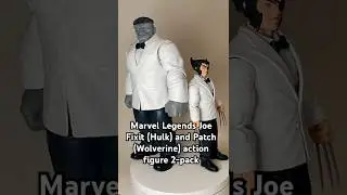 В наборе Marvel Legends из двух фигурок представлены Росомаха и Халк в образах Патча и Джо Фиксит...