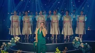 Morissette performs 'Alitaptap' alongside the Loboc Children's Choir at the PAL Awards Int'l 2026