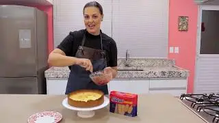 RECEITA DE CHEESECAKE DE GOIABADA COM BISCOITO MAISENA SARLONI