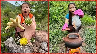 Survival Skills: SMART idea and USEFUL with single mom in forest #bushcraft #camping #outdoors #idea