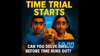 Time trial starts - Episode 1 Animated Puzzle #brainteaser #animation #riddle #quiz #cartoon
