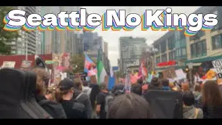 Seattle No King's protest October 18 2025 🏴&zwj;☠️🌹🏳️&zwj;⚧️🍉🏳️&zwj;🌈