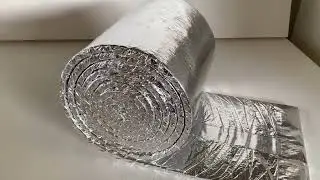 Ceramic wool with foil insulation properties, commonly used thickness is 13mm, 20mm and 25mm,50mm