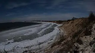 Wenn die Ostsee gefriert - Rügen bei Nacht [Zeitraffer] Time lapse