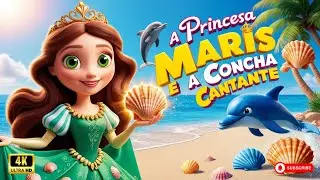 Princess Bedtime Story in Portuguese✨| Princesa Maris e a Concha Cantante | #bedtimestories