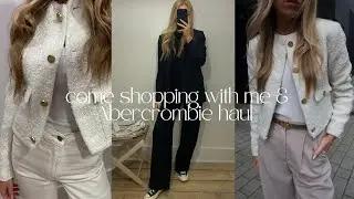 COME SHOPPING WITH ME & ABERCROMBIE BASICS HAUL | TIMELESS CAPSULE WARDROBE | LOOKBOOK