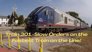 Train 301 Slow Ordered at Towanda #railway #railwaycontent #railfan #train