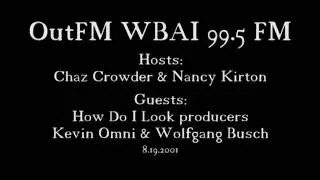 Kevin Omni and Wolfgang Busch interview on WBAI, OutFM 99.5 FM