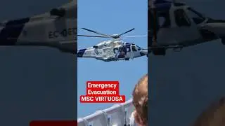 Emergency Evacuation on MSC virtuosa #msc #mscvirtuosa #cruise #msccruise