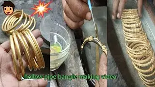 22k gold bangles step by step making video||#jewellery #bangles