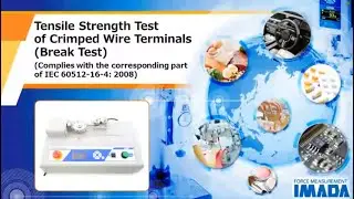 Tensile Strength Test of Crimped Wire Terminals Break Complies with the part of IEC 60512 16 4