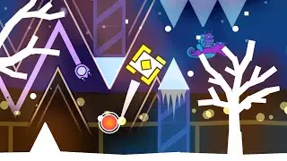 3 WINTER Themed Extreme Demons // Geometry Dash