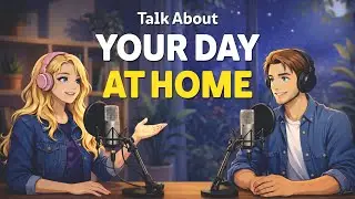Talk About Your Day at Home | Easy English Podcast for Conversation Practice (A2&ndash;B1)