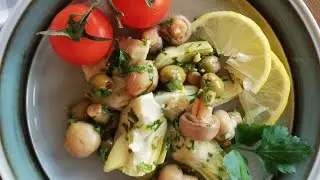 Artichoke Salad| Vegan, healthy, easy to make & gluten-free