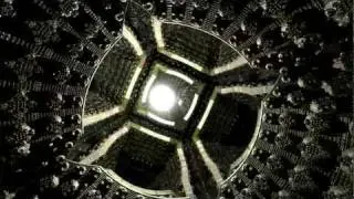Flight through hybrid fractal 2