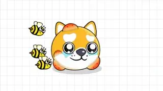 🐾Rescue the doge 🐶 #doglovers #beeattack #shorts #fun  #dog #bee  #viral #