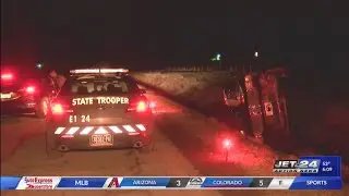Man injured in late night car accident in North East