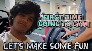 Can I Even Lift This?👀🏋️‍♀️ | First Day Gym Challenge🔥 #gym #first time 