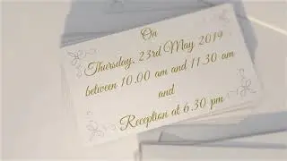 Clean and Modern E-invite videos