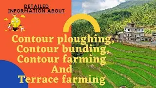 🚜CONTOUR PLOUGHING | CONTOUR FARMING | CONTOUR BUNDING | TERRACE FARMING | SOIL PREVENTION #contour