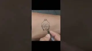 Buddha Tattoo #shortvideo #shorts #viral #art #trending