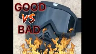 Airsoft eye pro cheap vs safety rated.