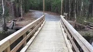 Friends of Clarkco State Park bench in Quitman Mississippi.