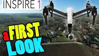 DJI INSPIRE 1 Drone: Beautiful smooth 4K aeria First look at DJI Inspire One Drone | Beau's Toy Farm
