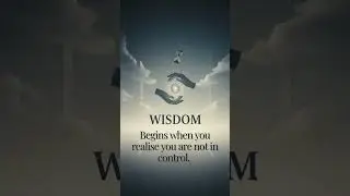 Begins when you realize you are not in control