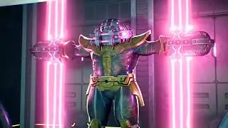 The Avengers save Thanos - Marvel vs Capcom: Infinite