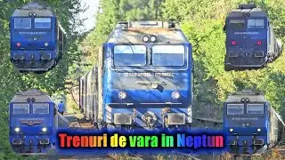 Summer Trains in Neptun - Romania | August 2025