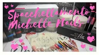 SPACCHETTAMENTO MICHELLE NAILS JELLY GEL - MINI LAMPADA - FULLCOVER TIPS - EASY BUILDER - ACRYLGEL