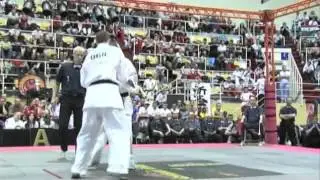 SHINKYOKUSHINKAI EUROPEAN KARATE CHAMPIONSHIP 2012 Jimmie Collin vs Orest Proc