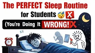 The PERFECT Sleep Routine for Students 😴 (You&rsquo;re Doing It WRONG! ❌)