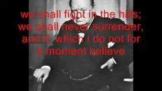 Winston Churchill - We Shall Fight them on the beaches