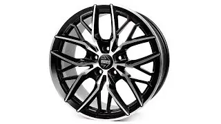 MOMO SPIDER Matt black diamond cut | felgenoutlet.de