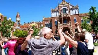 Sardanes al  Recinte  Modernista de Sant Pau, Barcelona, 7 - 5 - 2017