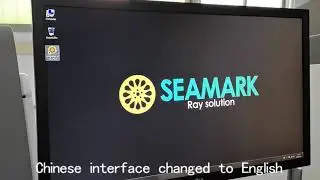 Seamark Xray inspection machine X7600 Chinese interface changed to English