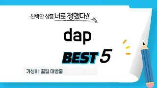 dap 판매량으로 증명된 인기 아이템 TOP5