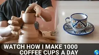 How I Mass Produce 1,000 Artisan Coffee Cups Daily